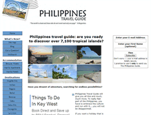 Tablet Screenshot of philippines-travel-guide.com